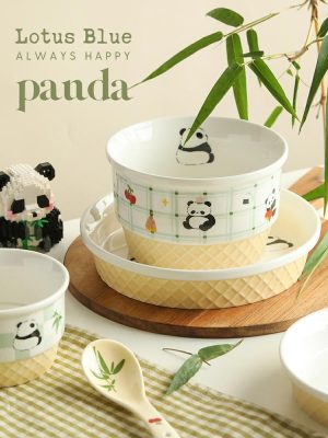 Miseczka Ceramiczna Panda Xiaohua, Domowa Miska W Stylu Cartoon, Popularna Miska Do Makaronu O Wysokiej Estetyce, Urocza Miska Do Zupy.  |  Naczynia Gastronomiczne Naczynia Gastronomiczne Naczynia Gastronomiczne